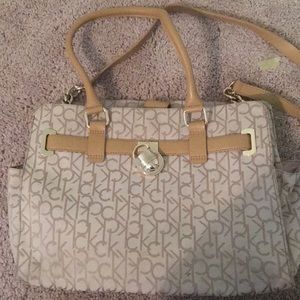 Calvin Klein purse with strap